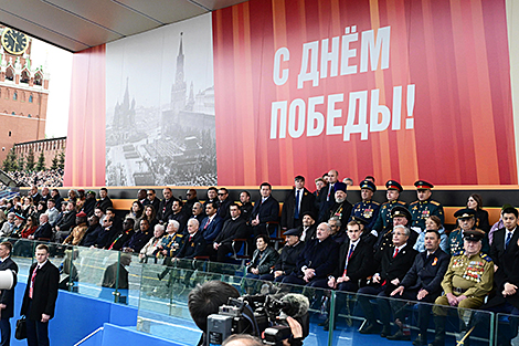 Во время парада на Красной площади