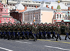 Во время парада на Красной площади