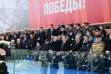 Во время парада на Красной площади