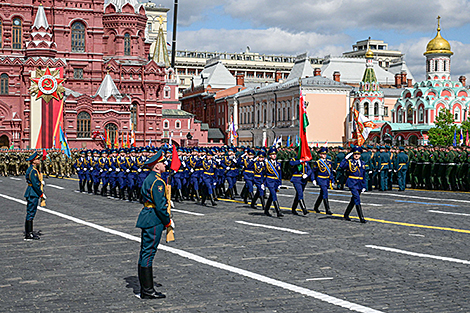 Парадный расчет Вооруженных Сил Республики Беларусь