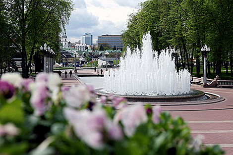 Fountain season kicks off in Minsk