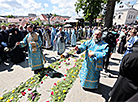 Крестный ход с акафистом Божией Матери к Явленской церкви