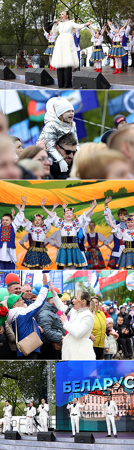 Festive concert on Labor Day in Minsk