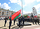 Торжественный митинг в честь госсимволов Беларуси в Бресте