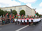 Торжественный митинг в честь госсимволов Беларуси в Бресте