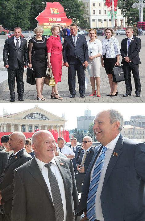 Delegates of the 5th Belarusian People's Congress 