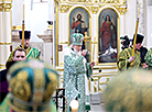 Patriarch Kirill leads divine service in Holy Spirit Cathedral in Minsk