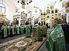 Patriarch Kirill leads divine service in Holy Spirit Cathedral in Minsk
