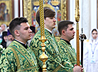 Patriarch Kirill leads divine service in Holy Spirit Cathedral in Minsk
