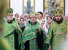 Patriarch Kirill leads divine service in Holy Spirit Cathedral in Minsk