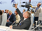 У час работы секцыі "Развіццё пунктаў пропуску на мытнай граніцы ЕАЭС як аснова для пашырэння транзітнага патэнцыялу ЕАЭС"