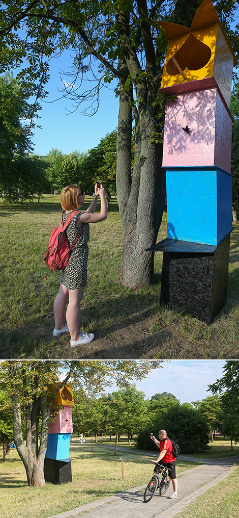 Art Islands 2016 on Komsomolskoye Lake in Minsk
