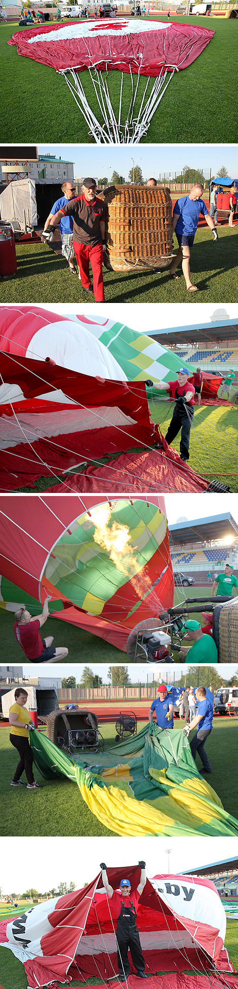International festival of air balloons Peaceful Sky of Orsha District
