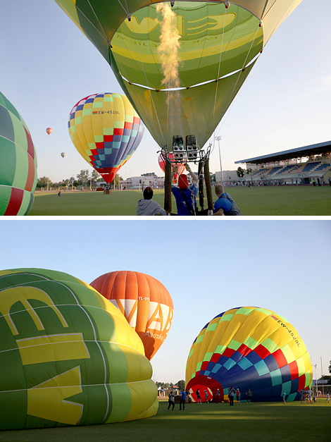 International festival of air balloons Peaceful Sky of Orsha District
