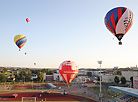 International festival of air balloons in Orsha 