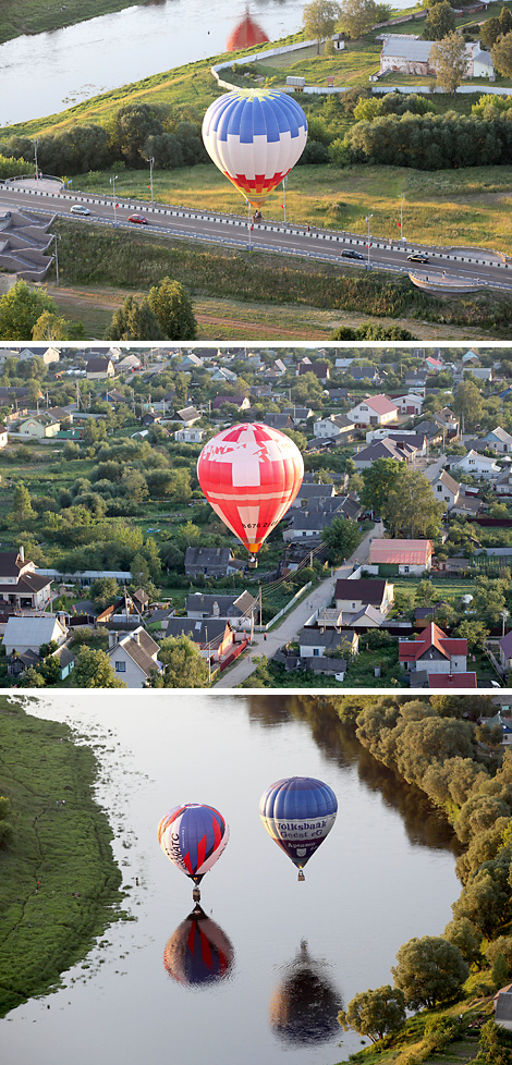 International festival of air balloons in Orsha 