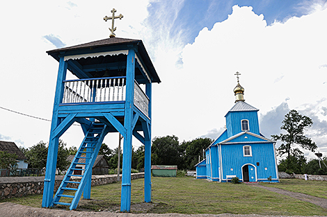 Деревянная церковь Рождества Пресвятой Богородицы в аг. Голдово