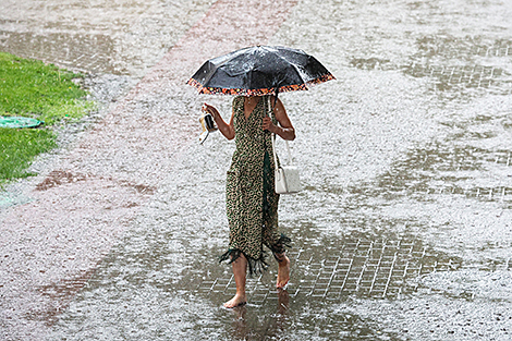 明斯克暴雨连绵
