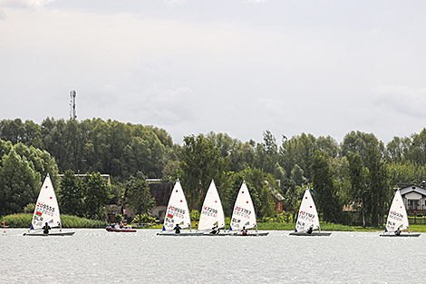 Спаборніцтвы па парусным спорце ў Гродзенскім раёне 