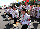 "День вышиванки" в Минске

