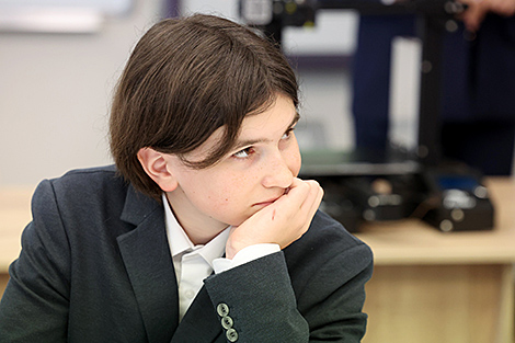 Inside School No.4 in Minsk