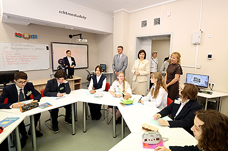 Inside School No.4 in Minsk