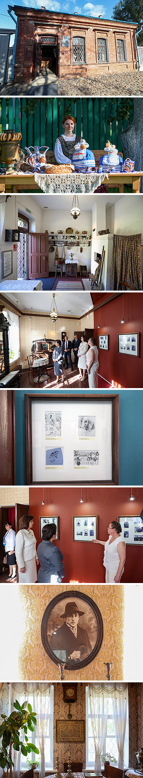 Tanzila Narbayeva visits Chagall Museum exposition