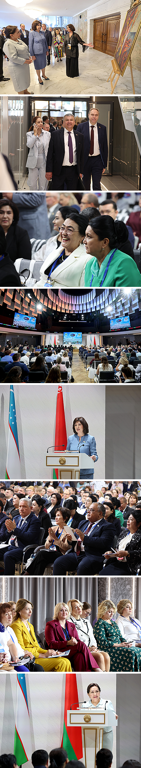 Plenary session of 3rd  Belarus-Uzbekistan Women’s Business Forum in Vitebsk