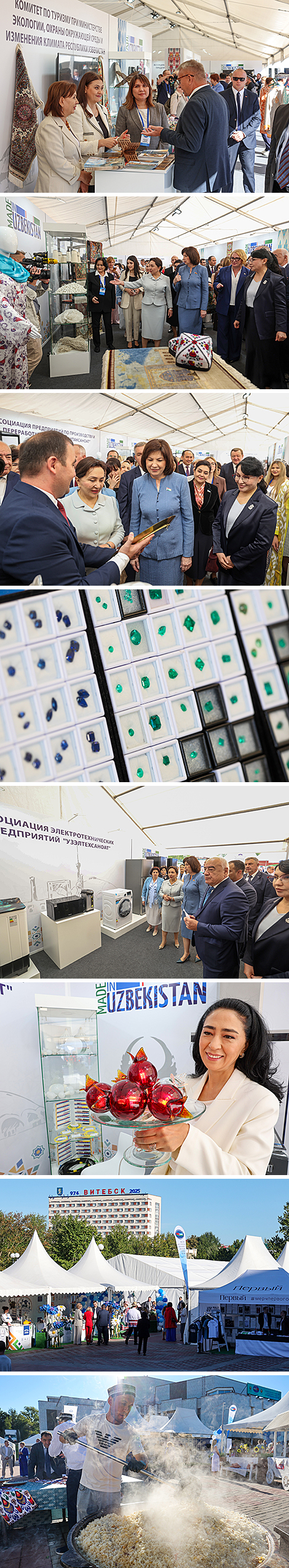 Belarus, Uzbekistan display national economic achievements in Vitebsk