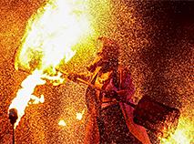 Phoenix 2025 fire festival in Minsk