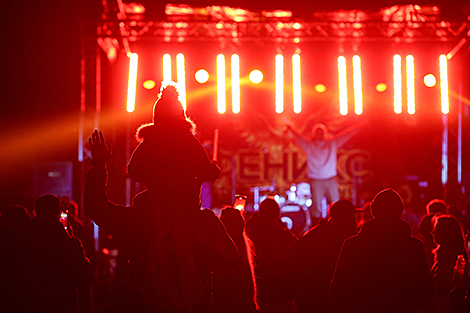 Phoenix 2025 fire festival in Minsk