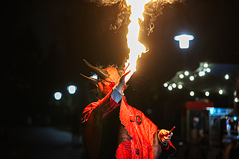 Phoenix 2025 fire festival in Minsk