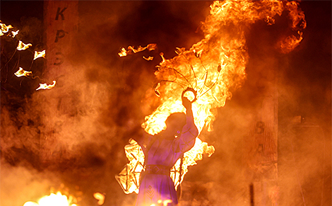 Phoenix 2025 fire festival in Minsk