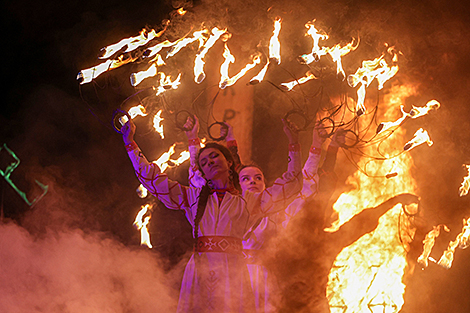 Phoenix 2025 fire festival in Minsk