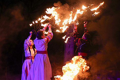 Phoenix 2025 fire festival in Minsk