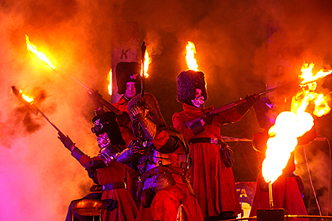 Phoenix 2025 fire festival in Minsk