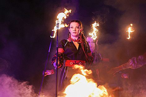 Phoenix 2025 fire festival in Minsk