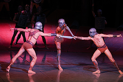 Spartacus ballet in Bolshoi in Minsk