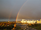Радуга над солнечным Минском 