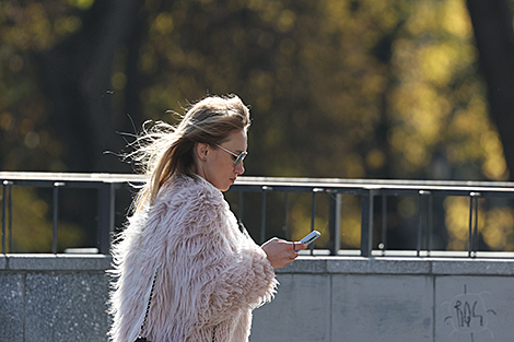 Октябрьский день в Минске