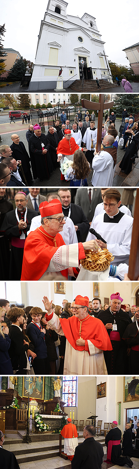 Клаудио Гуджеротти прибыл в брестский костел Воздвижения Святого Креста