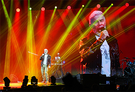 Concert of Oleg Gazmanov at the 2025 Golden Hit Festival in Mogilev