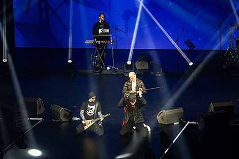 Concert of Oleg Gazmanov at the 2025 Golden Hit Festival in Mogilev
