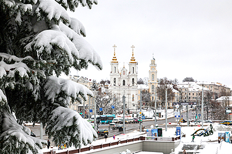 Заснеженные улицы Витебска