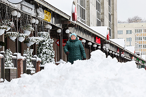 Заснеженные улицы Витебска