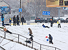 Зимние детские забавы в Бресте