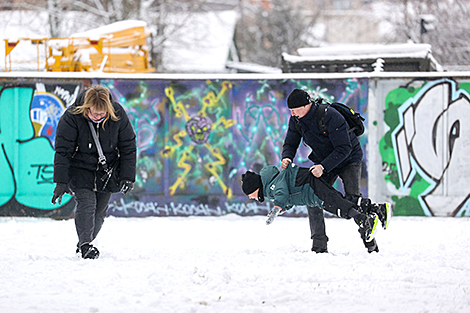 Веселые зимние забавы в Бресте