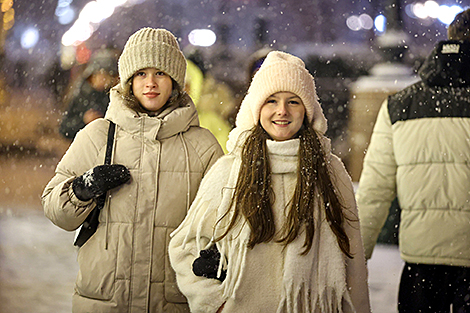 Ноябрьский снегопад в Минске
