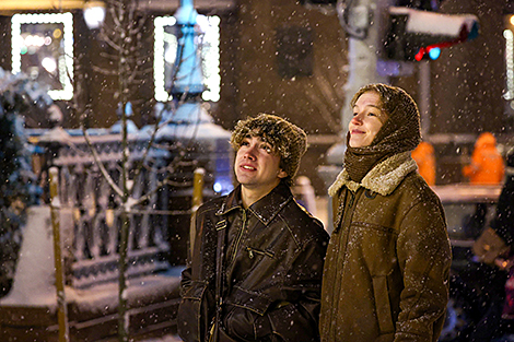 Ноябрьский снегопад в Минске