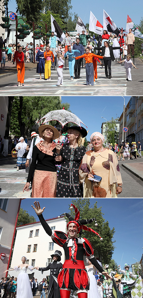 A commemorative plaque was unveiled in Marc Chagall Street in Vitebsk 